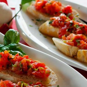 Burrata paradicsommal - gourmet recept