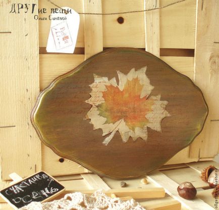 Декорування панно щаслива осінь - ярмарок майстрів - ручна робота, handmade