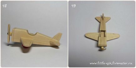 Készíts egy miniatűr repülőgép lesz a játék - a tisztességes iparos - kézzel készített, kézzel készített