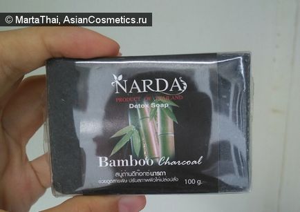 Detox săpun cărbune de bambus narda noroc! Bamboo!