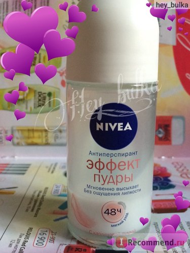 Дезодорант-антиперспірант nivea ефект пудри - «про сухості, пудрі і закоханості в запах - все про