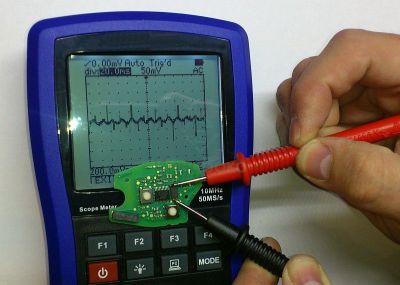 Diagnózis és tesztelése az indítókulcsot (ellenőrző gomb Diagnostics) Diagnózis és tesztelése gyújtáskulcs