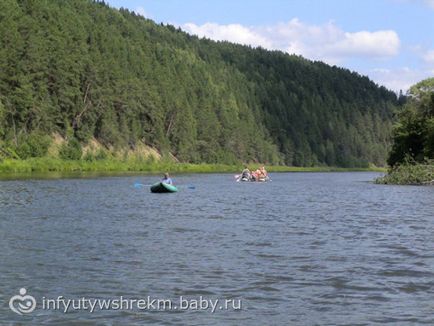 Obiective turistice din regiunea Perm (râul Sylva)