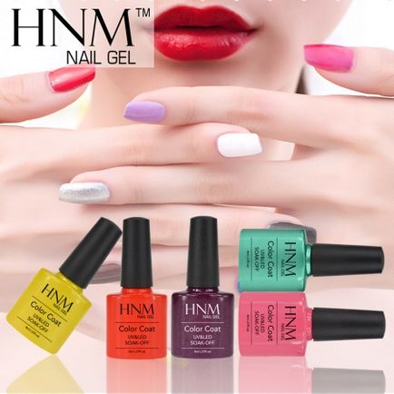 Gel-varnish hnm o paleta de culori pentru unghii, raspunsurile maestrilor