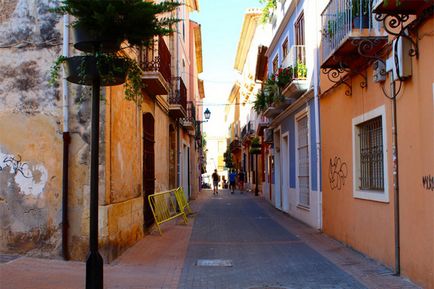 A város Denia Spanyolország (Spanyolország) A város Denia Spanyolország