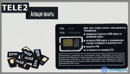 Як активувати SIM карту Теле2 самостійно