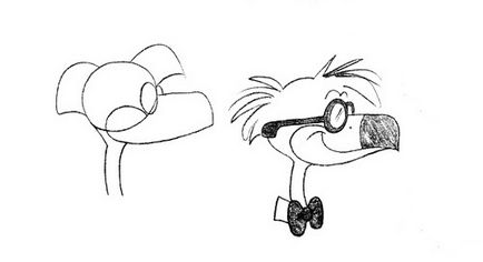 Cum de a desena o pasăre pentru o carte de benzi desenate, flatonika