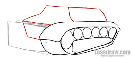 Як намалювати танк поетапно, ❤lessdraw❤