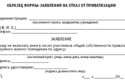 Як оформити відмову від приватизації квартири