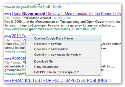 Hogyan kell megnyitni online dokumentumokat a Google Docs
