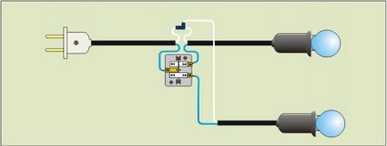 Cum se conectează un întrerupător dublu