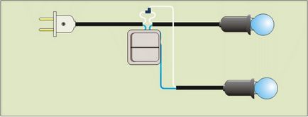Cum se conectează un întrerupător dublu