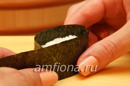 Cum să gătești gunkana sushi (turn-based master class), sushi-blog