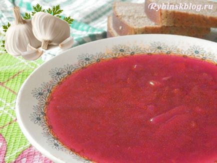 Cum să gătești un borsch roșu cu sfecla, Rybinsk