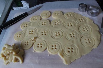 Főzni keksz gombok néhány recept fotókkal