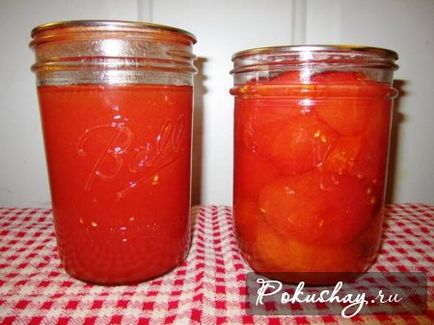 Як приготувати найсмачніші консервовані помідори в томатному соку
