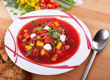 Cum să gătești un borsch delicios - gătire pas cu pas, o rețetă reală, foto - culinară