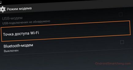 Cum se distribuie wifi din tableta Android