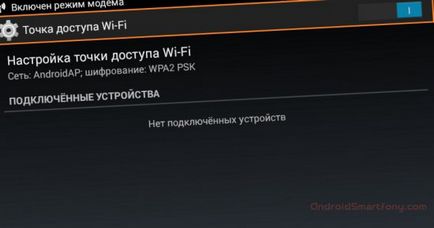 Cum se distribuie wifi din tableta Android