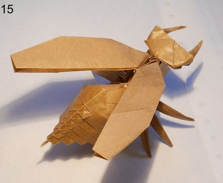 Cum sa faci o musca din origami - origami din hartie