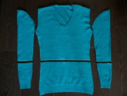 Як зробити плаття з светрів
