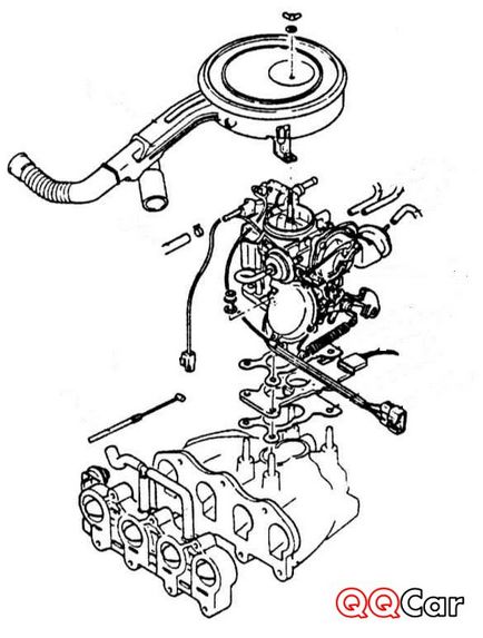 Hogyan lehet eltávolítani a karburátor és telepítse a Mazda 323 Solex