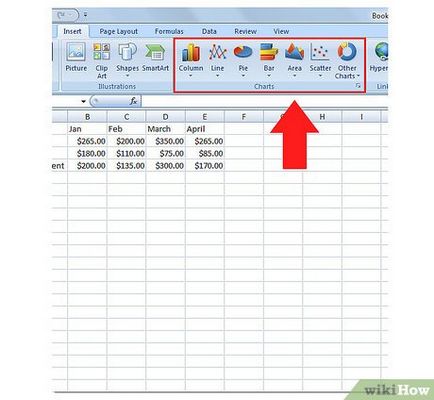 Cum se creează o diagramă în Microsoft Excel 2007 pentru windows os