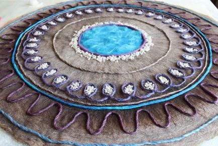 Як зваляти затишний килим-мандалу в еко-стилі - ярмарок майстрів - ручна робота, handmade