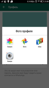 Як встановити фото в whatsapp messenger