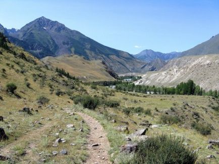 Descoperire Karagem, ghețarul Taldurinsky, râurile bashkaus (iulie-august 2010), Altai 4х4