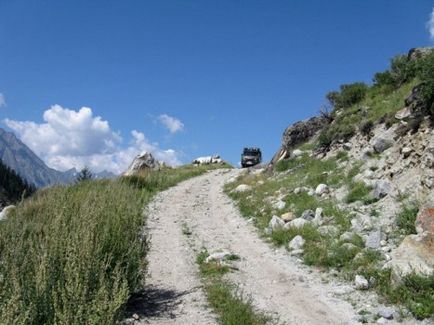 Descoperire Karagem, ghețarul Taldurinsky, râurile bashkaus (iulie-august 2010), Altai 4х4