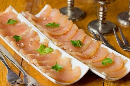 Carpaccio de pui cum să gătească acasă carpaccio reteta de sani de pui