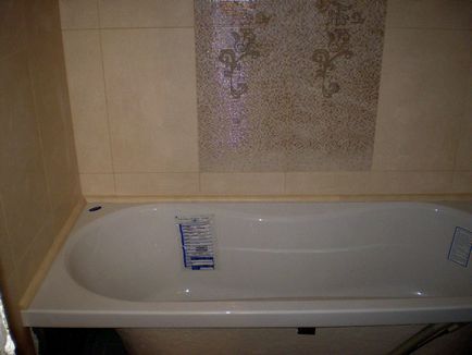 Керамични ъглова вана празнина надеждна защита в стената