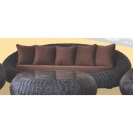 Kit pentru kiwi de odihnă din rattan, mobilier din rattan din răchită