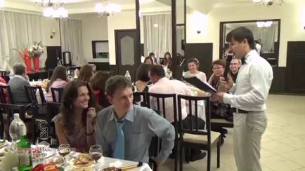 Verseny az esküvő - vicces pirítós - videó