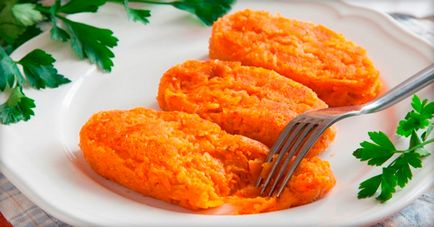 Cutlets morcov retete pas cu pas cu fotografii și clipuri video, mâncăruri de calorii