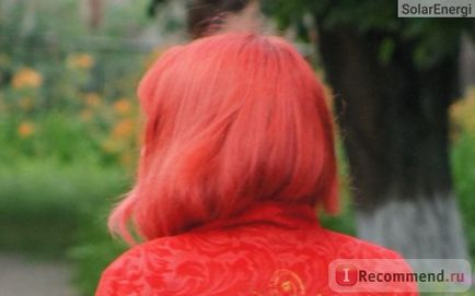 Vopseaua pentru păr este numai culoare - «roșu ideal, a folosit deja multe multe pachete de astfel de