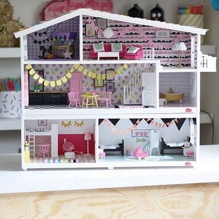 Dollhouse kezüket farostlemezből rendszer rajzok, ls (ami egy babaház egy kislány) Dollhouse kezüket farostlemezből rendszer rajzai, a ls