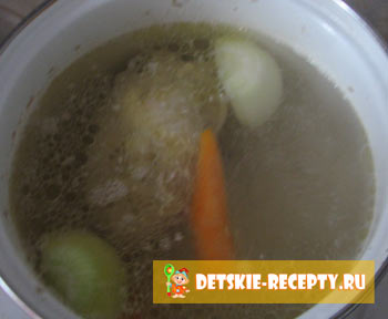 Курячий суп для грудничка - фото рецепт, дитячі рецепти, страви