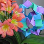 Kusudama pentru planurile de flori pentru începători, foto