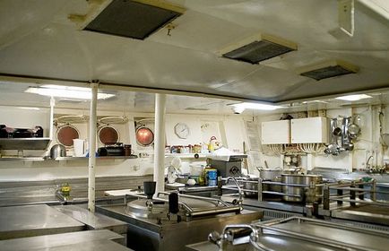 Кухня на кораблі - оснащення обладнанням - kuhnyagid - kuhnyagid
