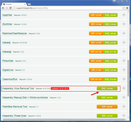 Kaspersky virus removal tool descărcare gratuită
