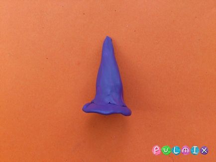 Modelarea unei fantome pe Halloween din plasticină în etape (Imprimare vă mulțumesc lecție excelentă) Modelarea unei fantome pe Halloween de la plastilină în etape