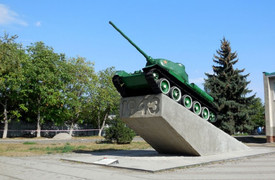Monumentul t-34 în apele minerale