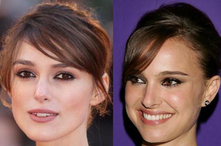 Natalie Portman și actrițele Kira Knightley - gemeni