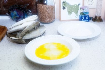 Saffron tőkehal sült kettős költő - modern otthoni főzés recept egy fotó