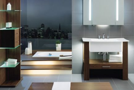 Недорогий і практичний інтер'єр ванної кімнати (47 фото), vksplus