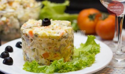 Salată salată de salată italiană neobișnuită, cu mere și măsline - rețetă cu fotografii în mișcare, toate felurile de mâncare