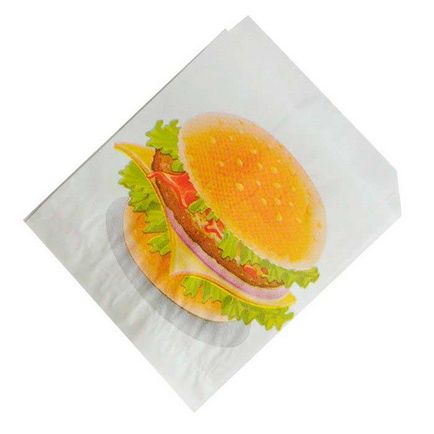 Обгортка для гамбургера, папір-обгортка для фаст фуду з печаткою дизайну, папір для сендвічів,