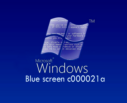 Помилка bsod stop c000021a, що робити як виправити